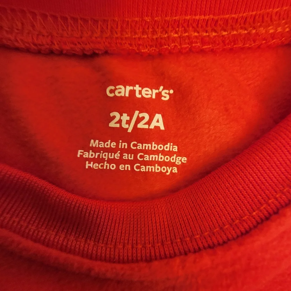 Carter's Christmas Pajama Set Size 2T - NWT